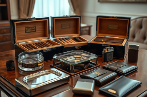 Accesorii Premium Pentru Un Set De Fumător Complet